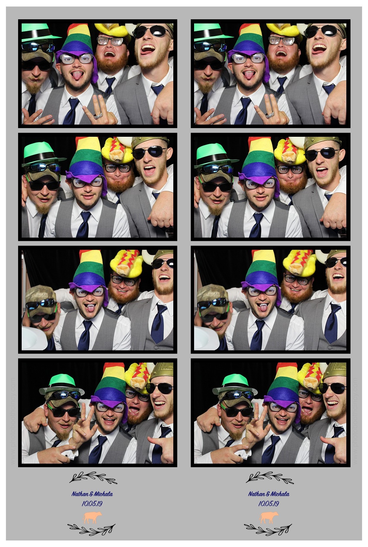 Michala Binkly & Nathan Hall Wedding Reception | View more photos from the event at gallery.photoboothcincy.com/u/PhotoBoothCincy/Michala-Binkly-Nathan-Hall-Wedding-Reception